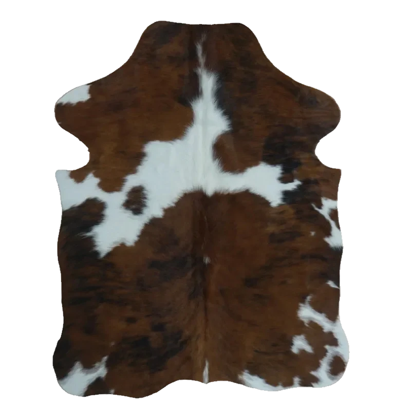 Tricolor XS Cowhide Rug, 4' x 3' #SS-TRI-026