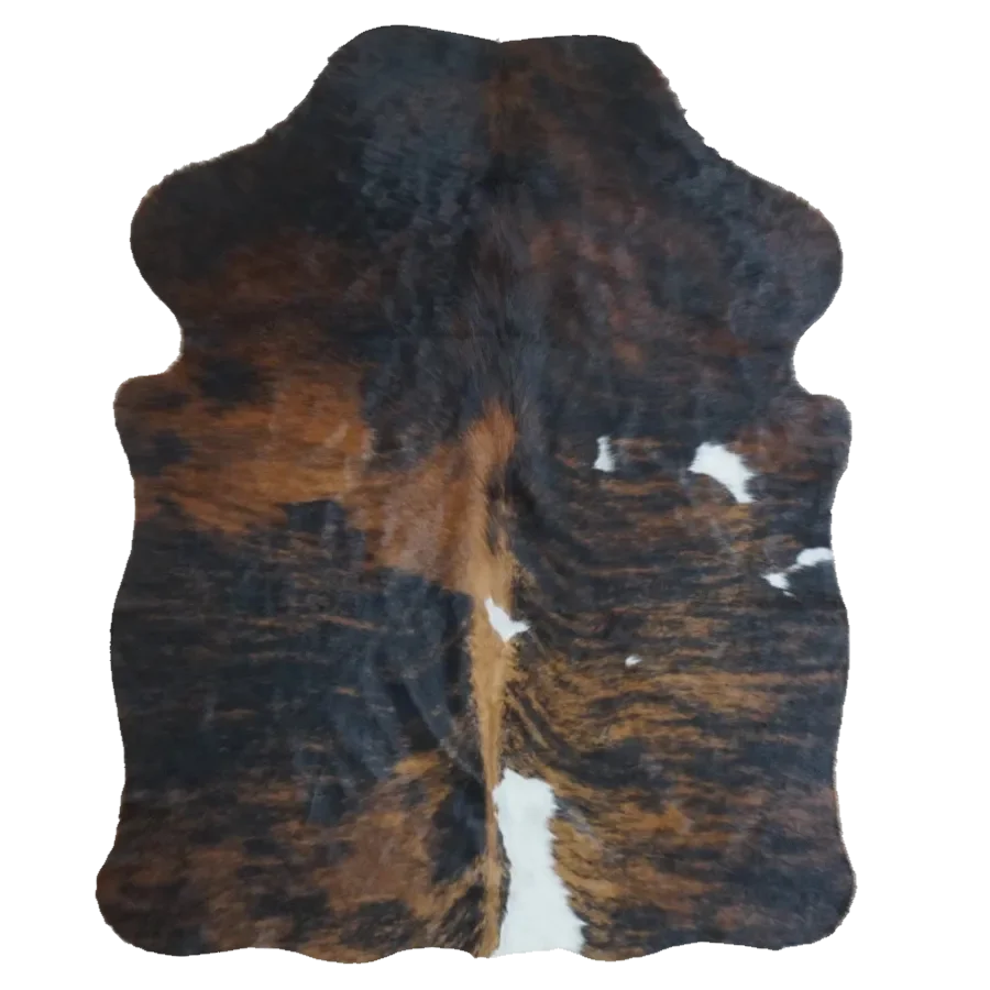 Tricolor XS Cowhide Rug, 4' x 3' #SS-TRI-028