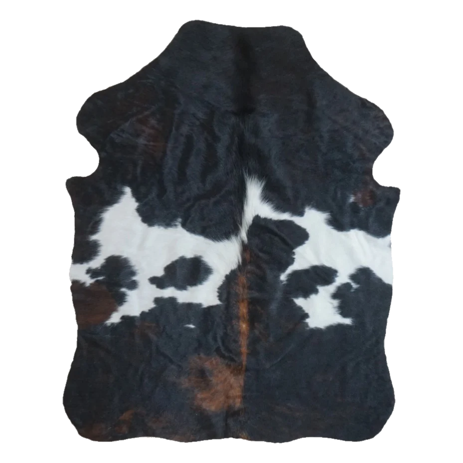 Tricolor XS Cowhide Rug, 4' x 3' #SS-TRI-030