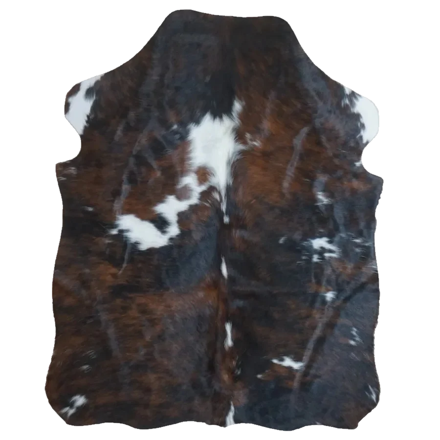 Tricolor XS Cowhide Rug, 4' x 3' #SS-TRI-031