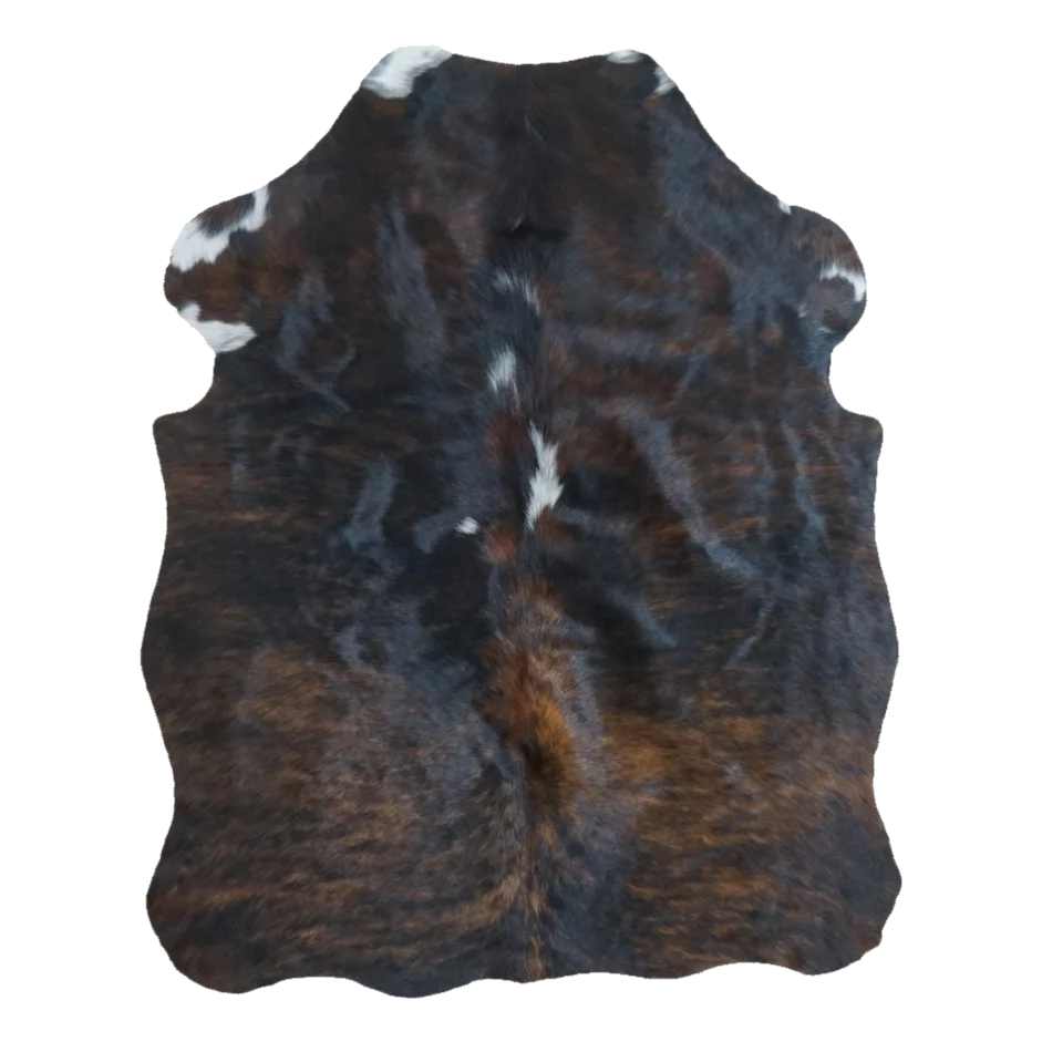 Tricolor XS Cowhide Rug, 4' x 3' #SS-TRI-032