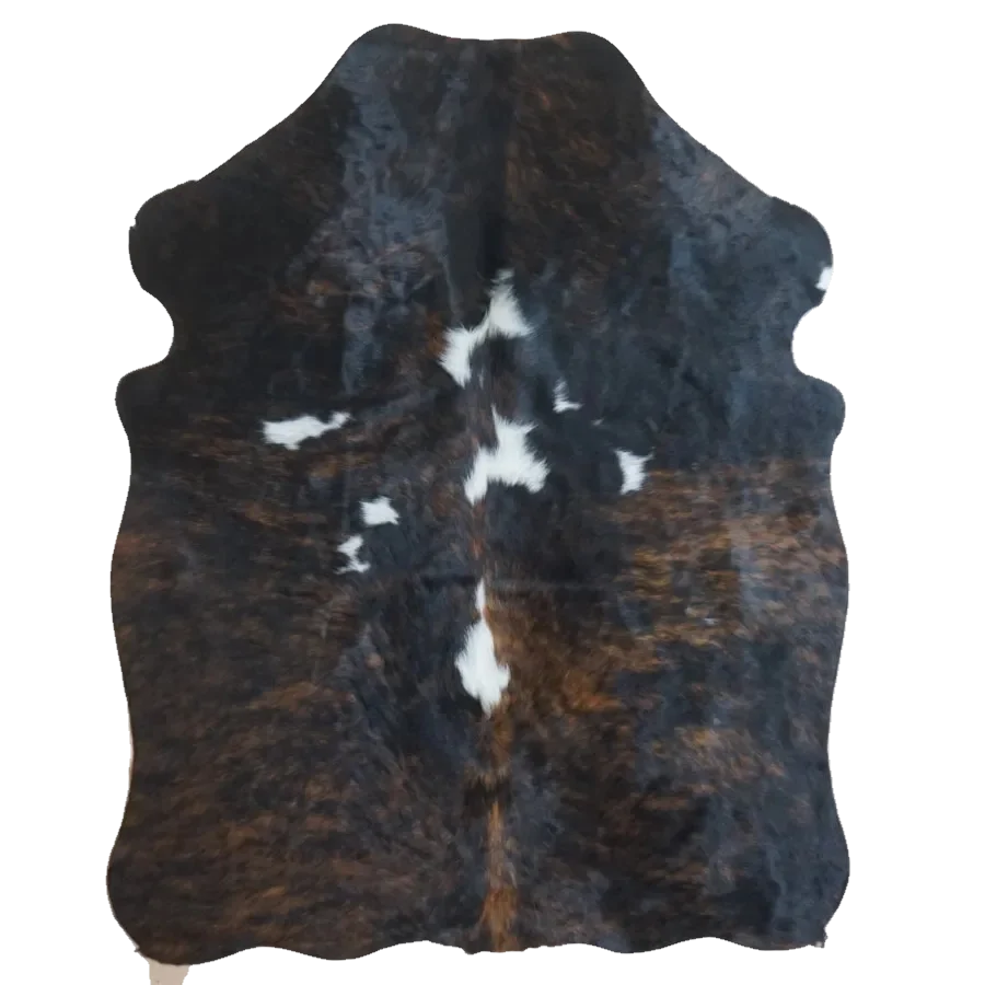 Tricolor XS Cowhide Rug, 4' x 3' #SS-TRI-033