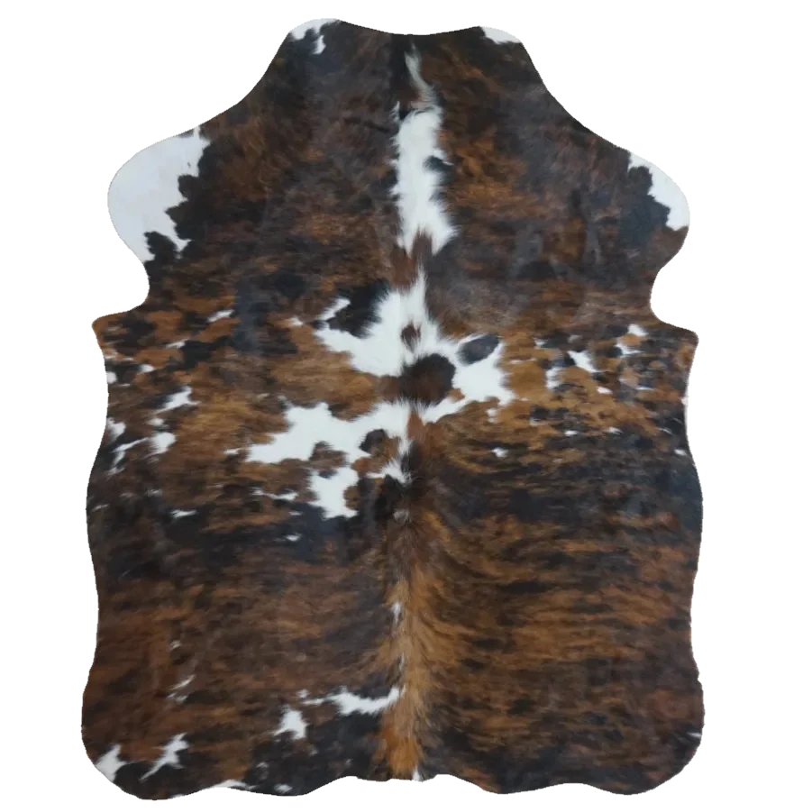 Tricolor XS Cowhide Rug, 4' x 3' #SS-TRI-034