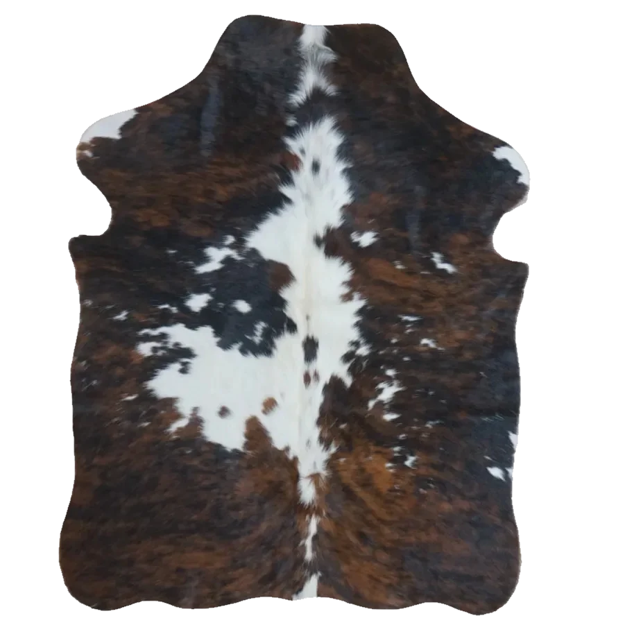 Tricolor XS Cowhide Rug, 4' x 3' #SS-TRI-036