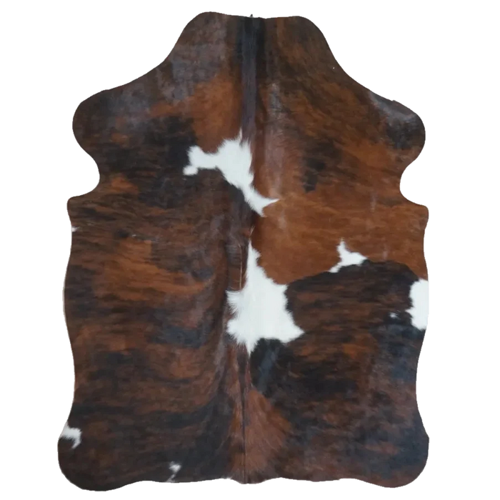Tricolor XS Cowhide Rug, 4' x 3' #SS-TRI-045