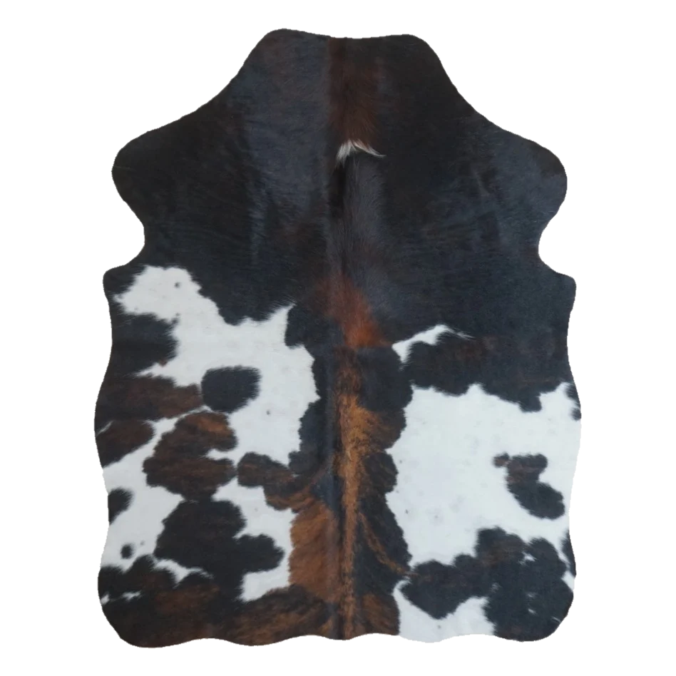 Tricolor XS Cowhide Rug, 4' x 3' #SS-TRI-046
