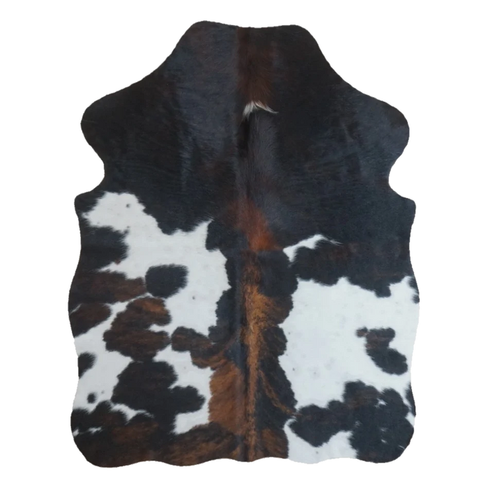 Tricolor XS Cowhide Rug, 4' x 3' #SS-TRI-046