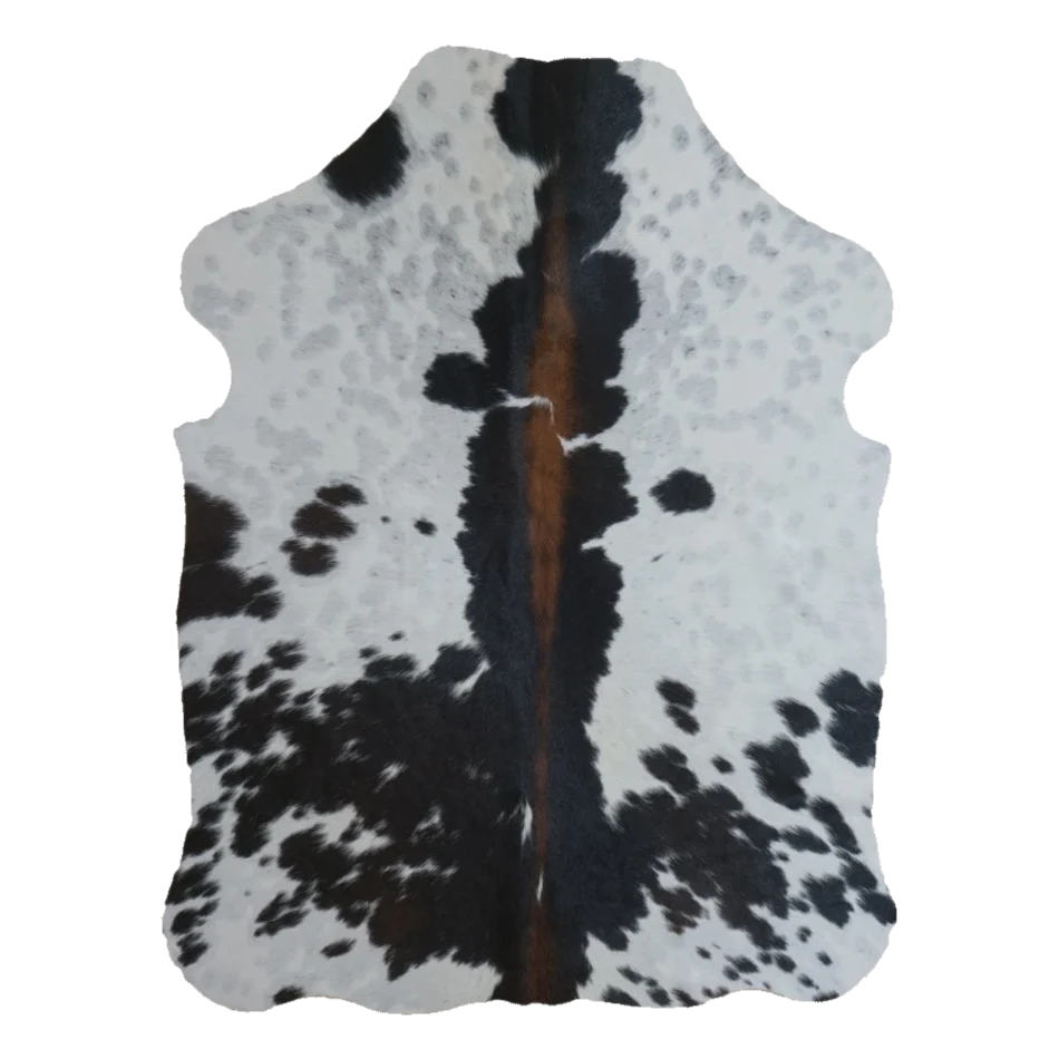 Tricolor XS Cowhide Rug, 4' x 3' #SS-TRI-048