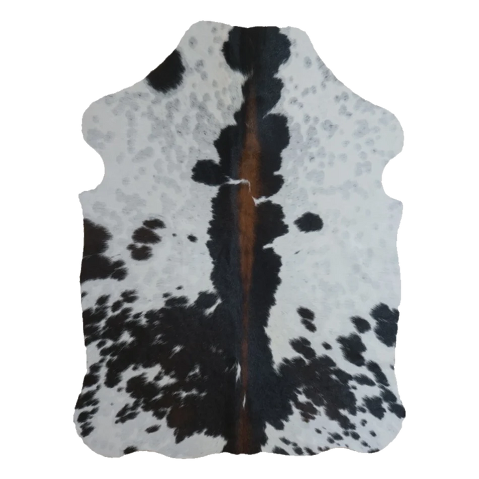 Tricolor XS Cowhide Rug, 4' x 3' #SS-TRI-048