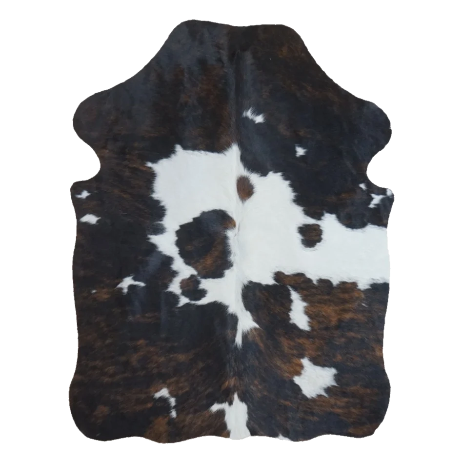 Tricolor XS Cowhide Rug, 4' x 3' #SS-TRI-049