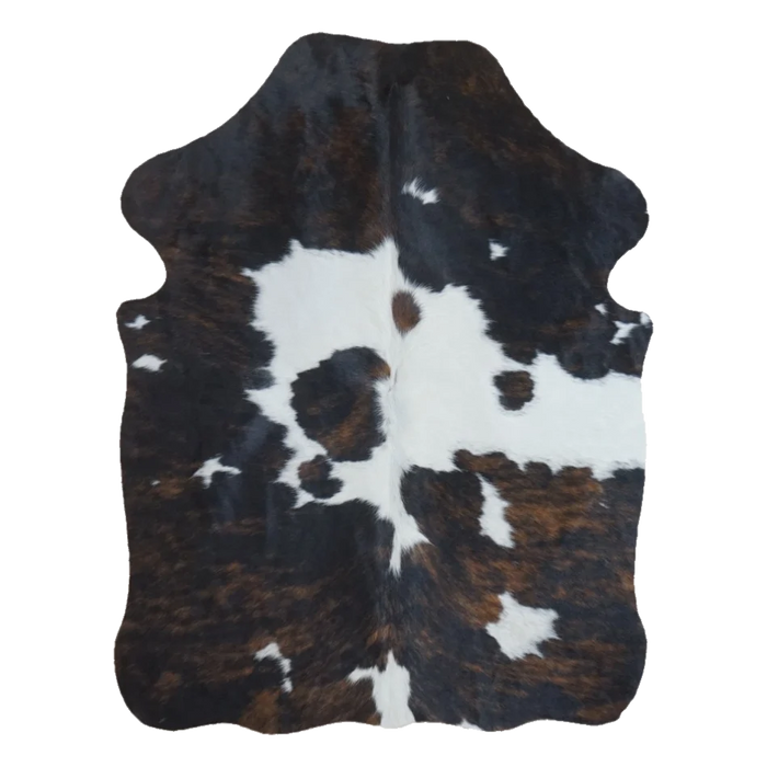 Tricolor XS Cowhide Rug, 4' x 3' #SS-TRI-049