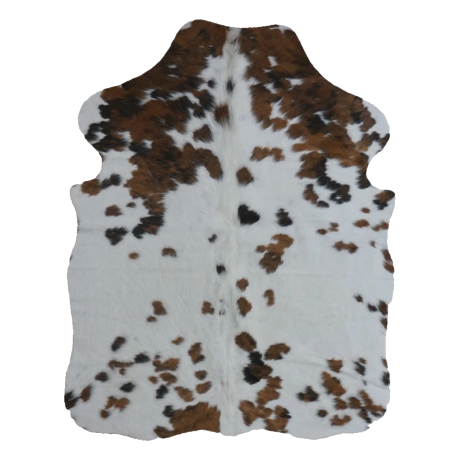 Tricolor XS Cowhide Rug, 4' x 3' #SS-TRI-055