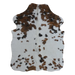 Tricolor XS Cowhide Rug, 4' x 3' #SS-TRI-055