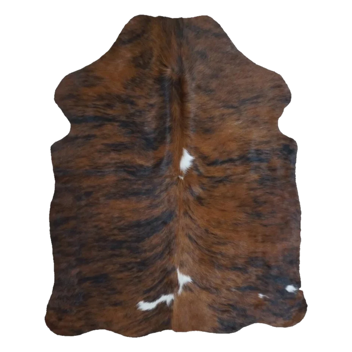 Tricolor cowhide rug, 4' x 3' (SS-TRI-064)