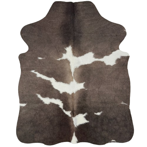 XS Taupe and White Cowhide: taupe with white spots - 4'4" x 3'5"  (XS780)