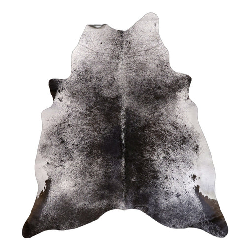 Charcoal Salt and Pepper X-Large Cowhide Rug