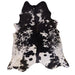 Bold Black and White X-Large Cowhide Rug