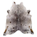 Grey and Brown Speckled XX-Large Cowhide Rug