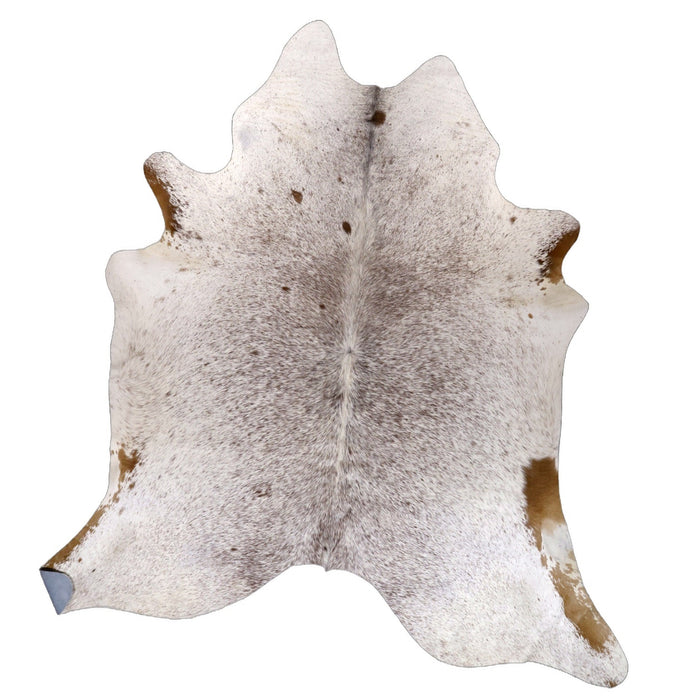 Beige Speckled XX-Large Cowhide Rug
