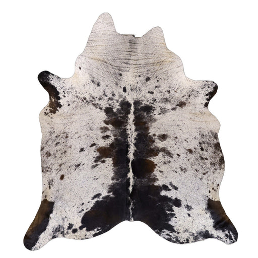 Black and Brown Speckled X-Large Cowhide Rug