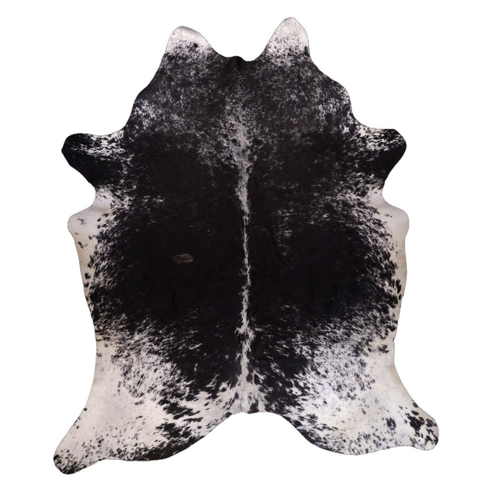 Black and White Salt and Pepper X-Large Cowhide Rug