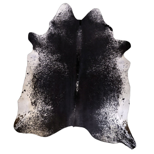 Black and White XX-Large Cowhide Rug