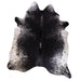 Black and White XX-Large Cowhide Rug
