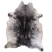 Grey Salt and Pepper X-Large Cowhide Rug