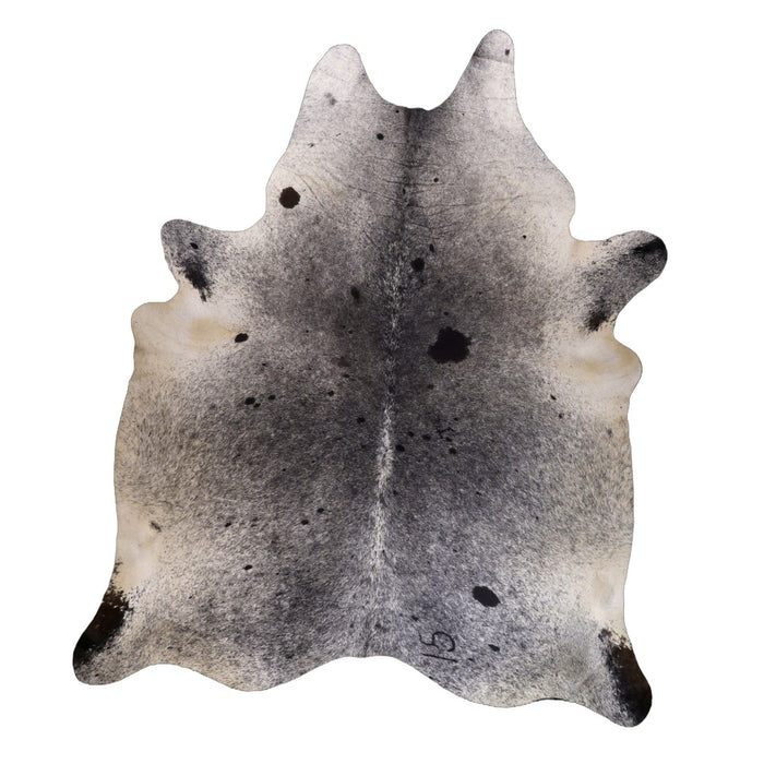 Pale Grey Salt and Pepper XX-Large Cowhide Rug