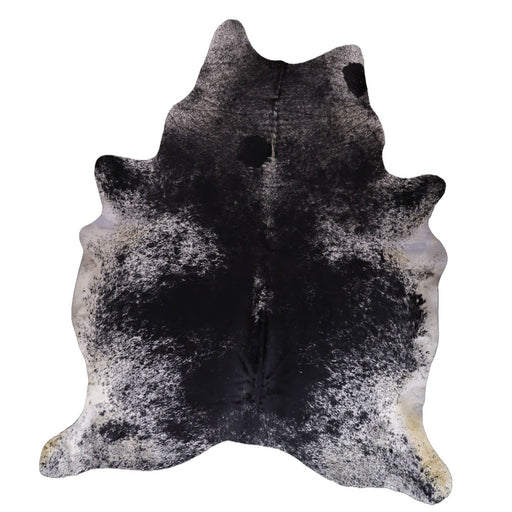 Charcoal Salt and Pepper XX-Large Cowhide Rug