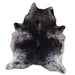 Charcoal Salt and Pepper XX-Large Cowhide Rug