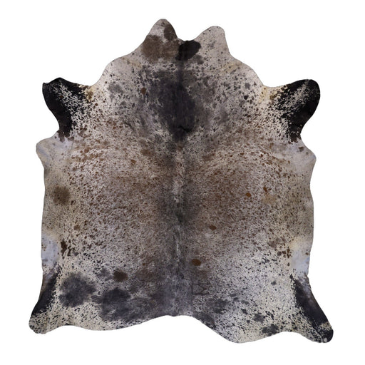 Grey and Brown Speckled XX-Large Cowhide Rug
