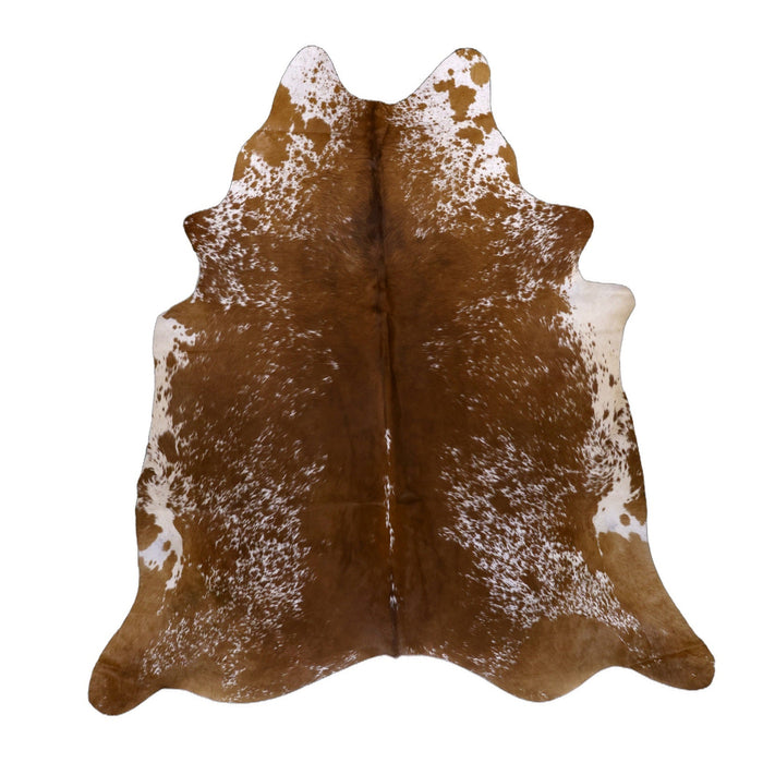 Caramel Brown Speckled X-Large Cowhide Rug