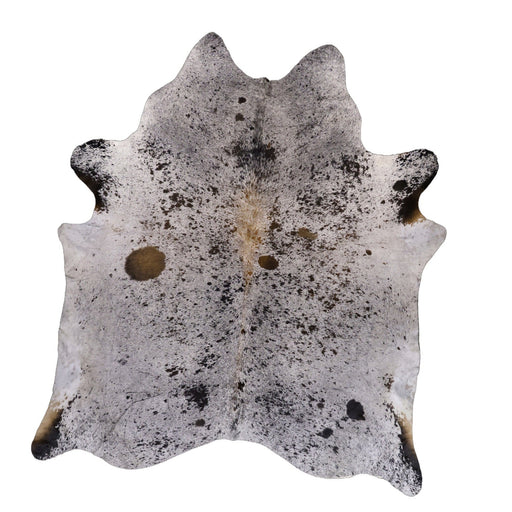 Pale Grey Speckled XX-Large Cowhide Rug