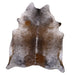 Grey and Brown Salt and Pepper X-Large Cowhide Rug