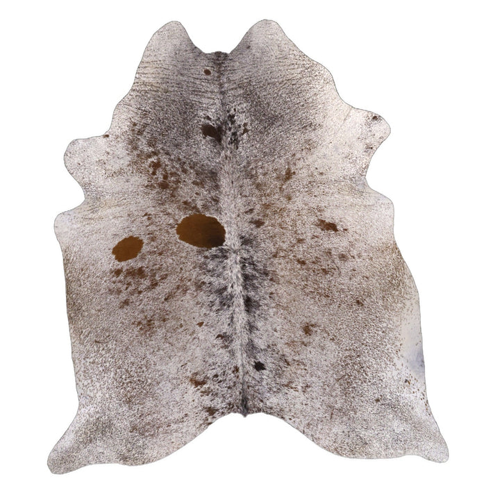 Grey Speckled X-Large Cowhide Rug