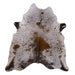 Grey Speckled X-Large Cowhide Rug