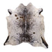 Grey Speckled X-Large Cowhide Rug