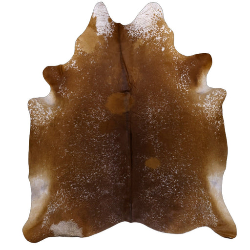 Golden Brown Salt and Pepper X-Large Cowhide Rug