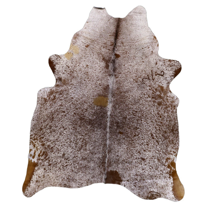 Reddish Brown Salt and Pepper X-Large Cowhide Rug