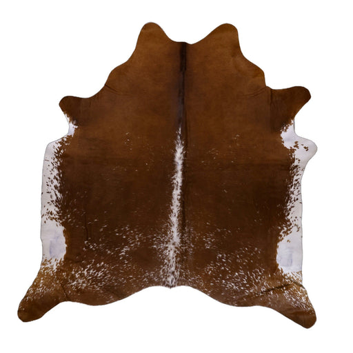 Solid Brown X-Large Cowhide Rug