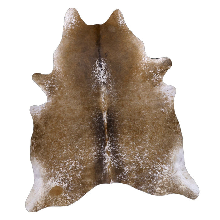 Khaki Tan Brindle X-Large Cowhide Rug
