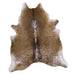 Khaki Tan Brindle X-Large Cowhide Rug