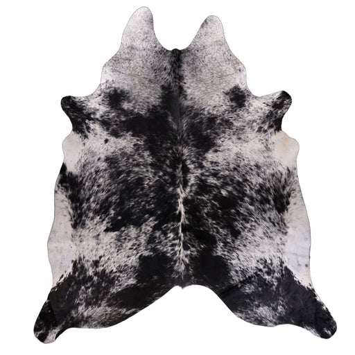 Black and White Salt and Pepper X-Large Cowhide Rug