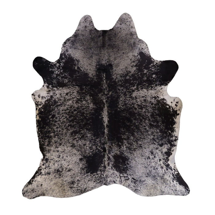 Black and White Salt and Pepper X-Large Cowhide Rug