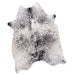 Black and White Salt and Pepper X-Large Cowhide Rug