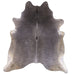Deep Taupe Grey X-Large Cowhide Rug