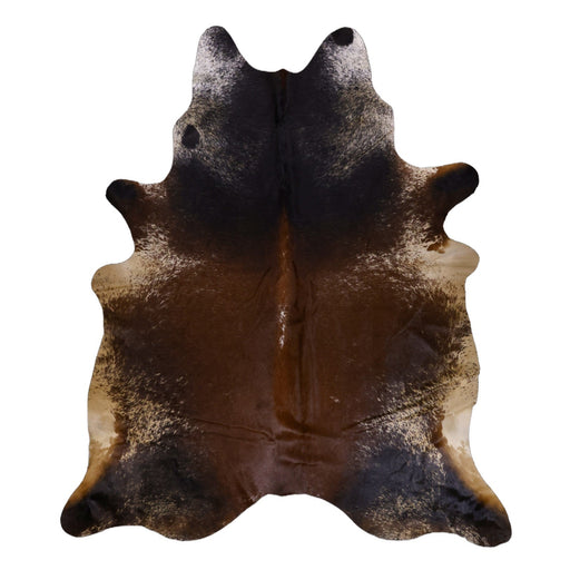 Frosted Espresso Brown X-Large Cowhide Rug