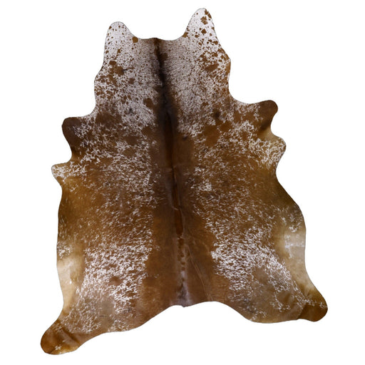Amber Brown Salt and Pepper X-Large Cowhide Rug
