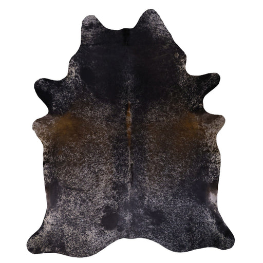 Charcoal Salt and Pepper X-Large Cowhide Rug